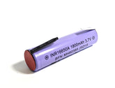 Enerpower 16650 1800 mAh / 2C Li-Ion 3.7V industrial cell (UL) U solder tag